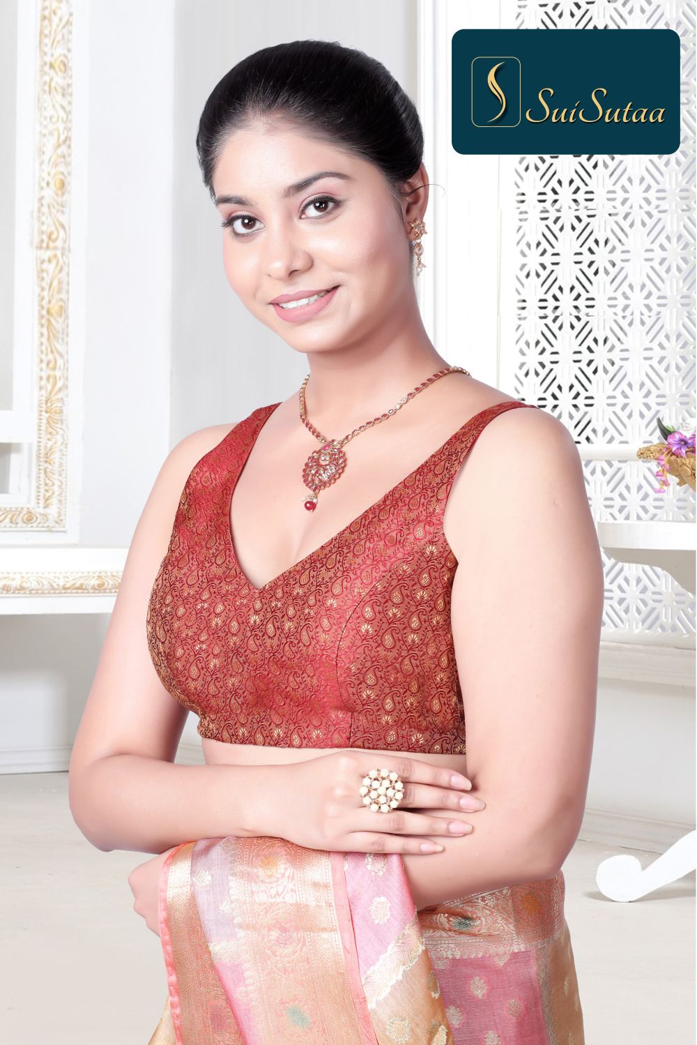 Sleeveless blouse