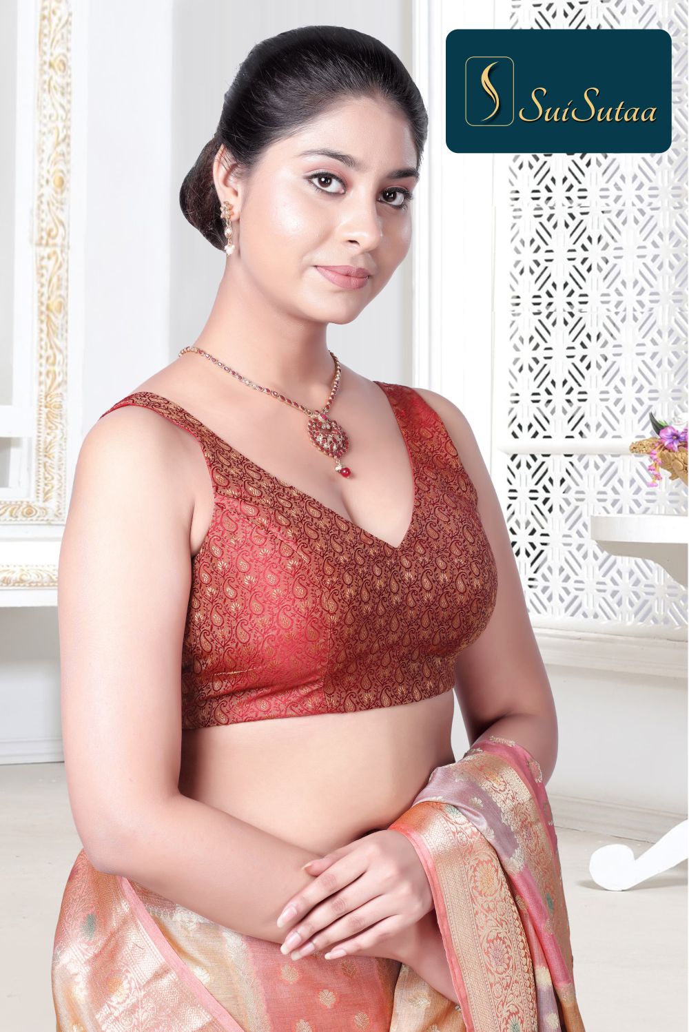 Sleeveless blouse