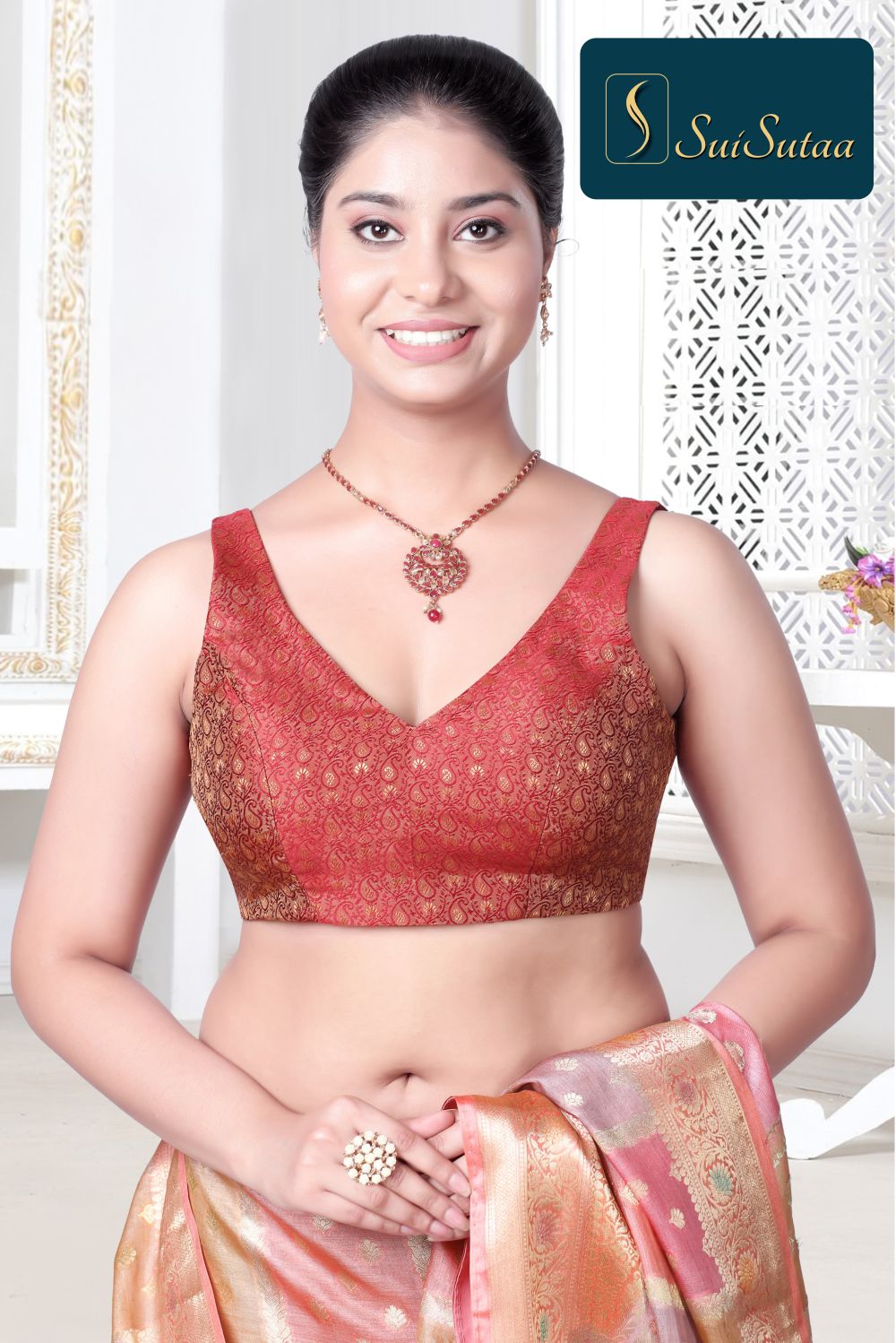 Sleeveless blouse