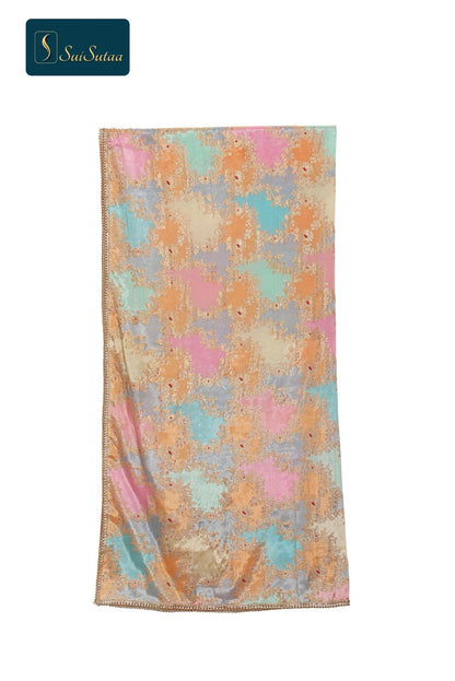 Printed Silk Dupatta