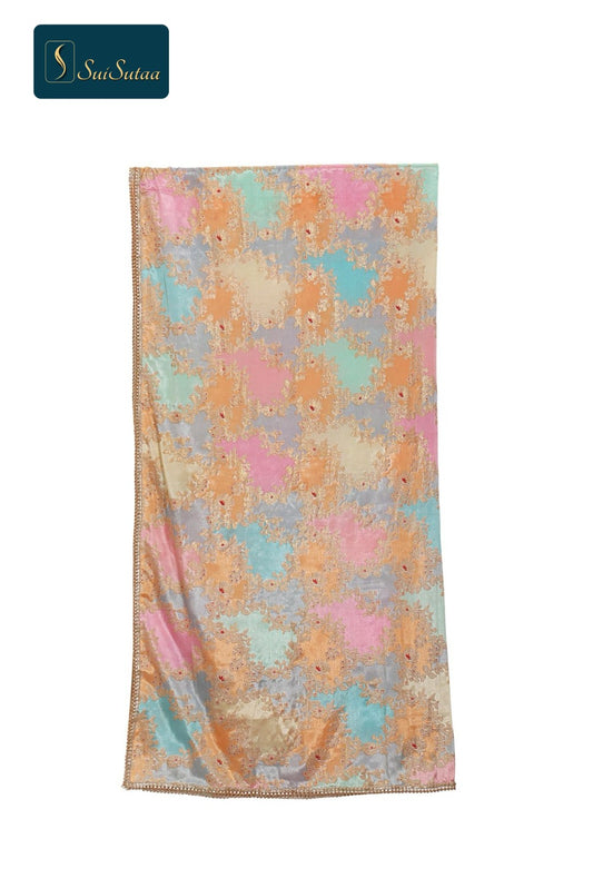 Printed Silk Dupatta