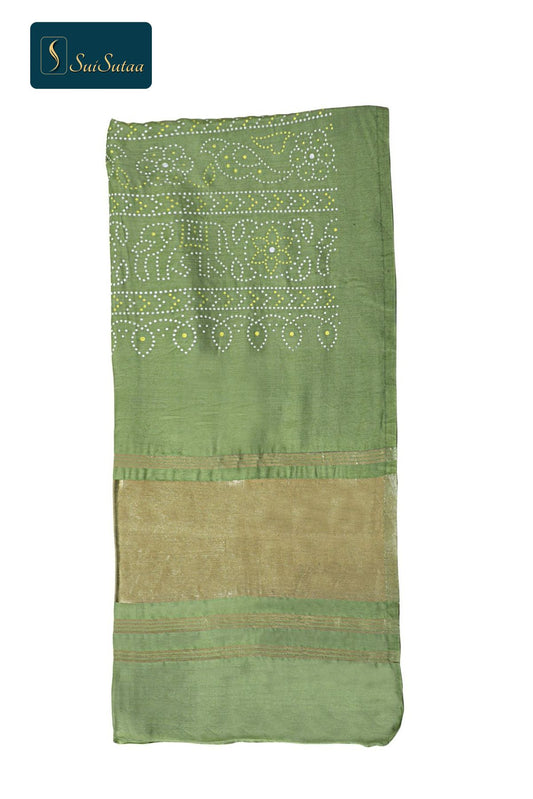 Bandni silk Dupatta